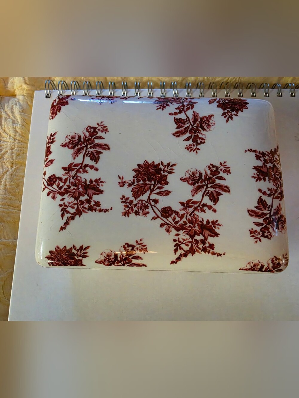 Floral Ceramic Trinket Dish